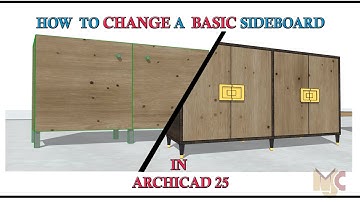 COMPLEX SIDEBOARD IN ARCHICAD