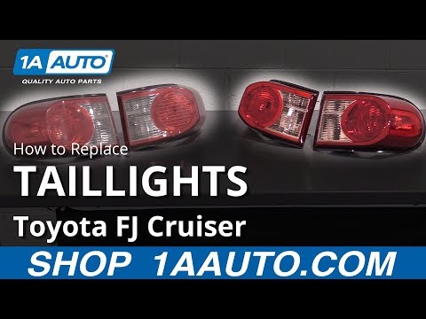 How To Replace Taillight Assemblies 07 14 Toyota Fj Cruiser 1a Auto