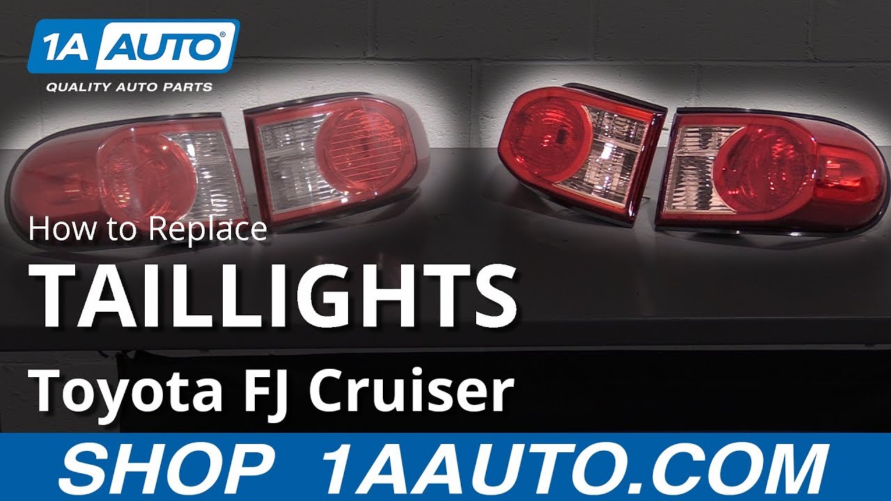 How To Replace Taillight Assemblies 07 14 Toyota Fj Cruiser 1a Auto