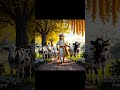 Krishna's Childhood Bliss: Cows, Radha, and Love