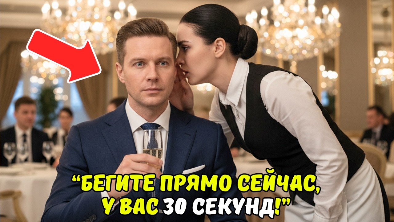 Миллионер ужинал со своей НЕВЕСТОЙ и её родителями — пока ОФИЦИАНТКА не прошептала: «БЕГИТЕ СЕЙЧАС!»