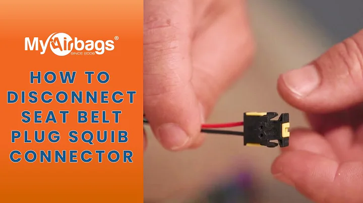 How to Disconnect Seat Belt Plug Squib Connector for Pretensioner Retractor | MyAirbags
