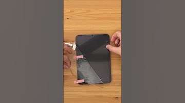 How to apply Paperlike screen protector to your iPad mini #shorts