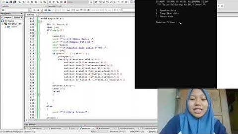 Penjelasan Program DeQueue Aplikasi Pemesanan Kamar Hotel