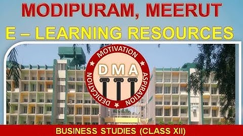 Principles of Management Part I|Business St. XII|Ms. Rekha Sharma|DMA Meerut E Learning Resources