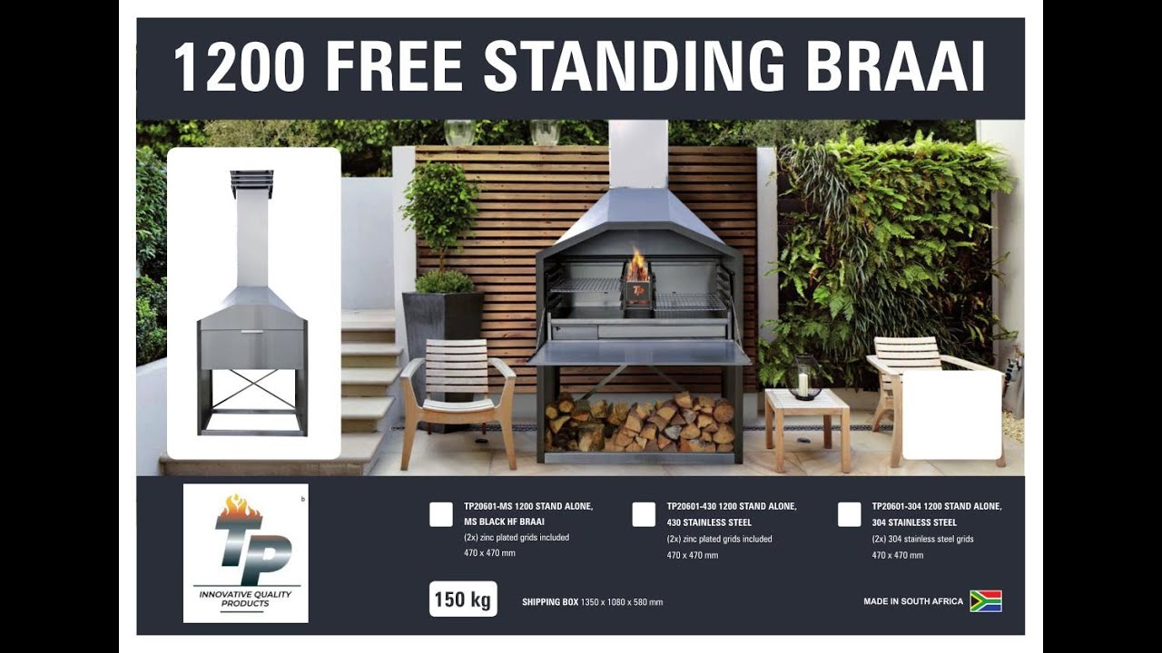 BARBECUE BRAAI BUILD-IN 1200