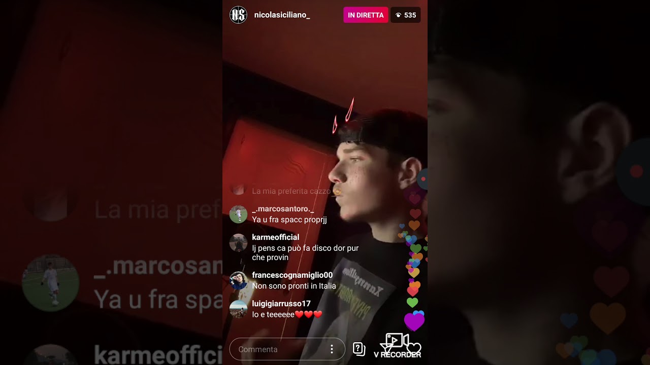NICOLA SICILIANO FA ASCOLTARE DEI SUOI BRANI IN DIRETTA❤🤯