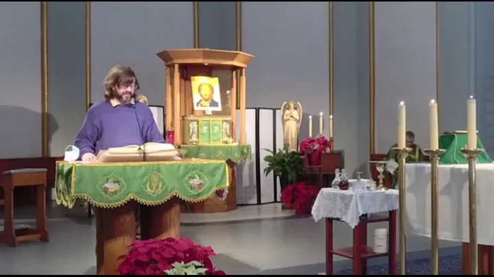 Mass at St Michael the Archangel in Belleville Ont...