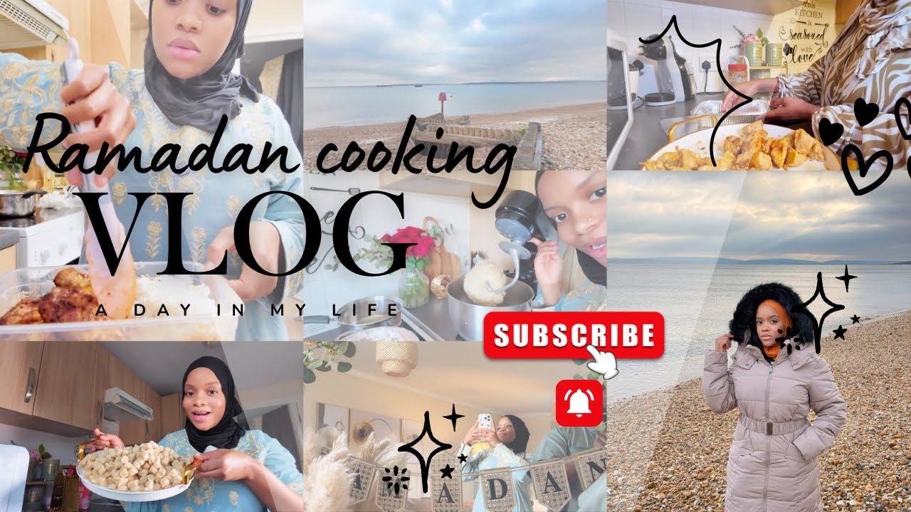 Ramadhan Vlog 2026🌙|Let's cook matobosha together🥰|Uk Beach🌊