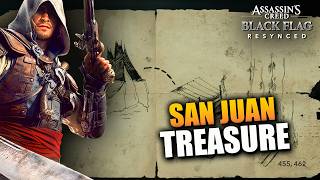 Assassin's Creed Black Flag Resynced San Juan Treasure Location (455, 462)