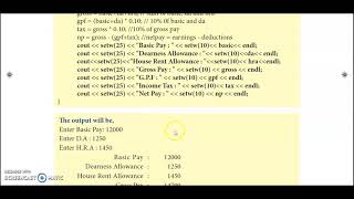 XI Standard Computer Science - Formatting Output and Type Conversion