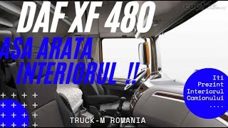 DAF XF480 Prezentare Interiorul Cabinei