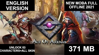 NEW MOBA FULL OFFLINE 2021 English Version, Unlocked All Heroes and Skins (Size Only 371MB) screenshot 4