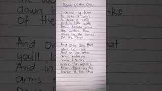 Bank Of The Ohio country Angel s  shorts