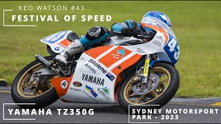 2023 RACING FESTIVAL OF SPEED, Sydney, Australia - Keo Watson, Period 5, 350cc & 500cc.