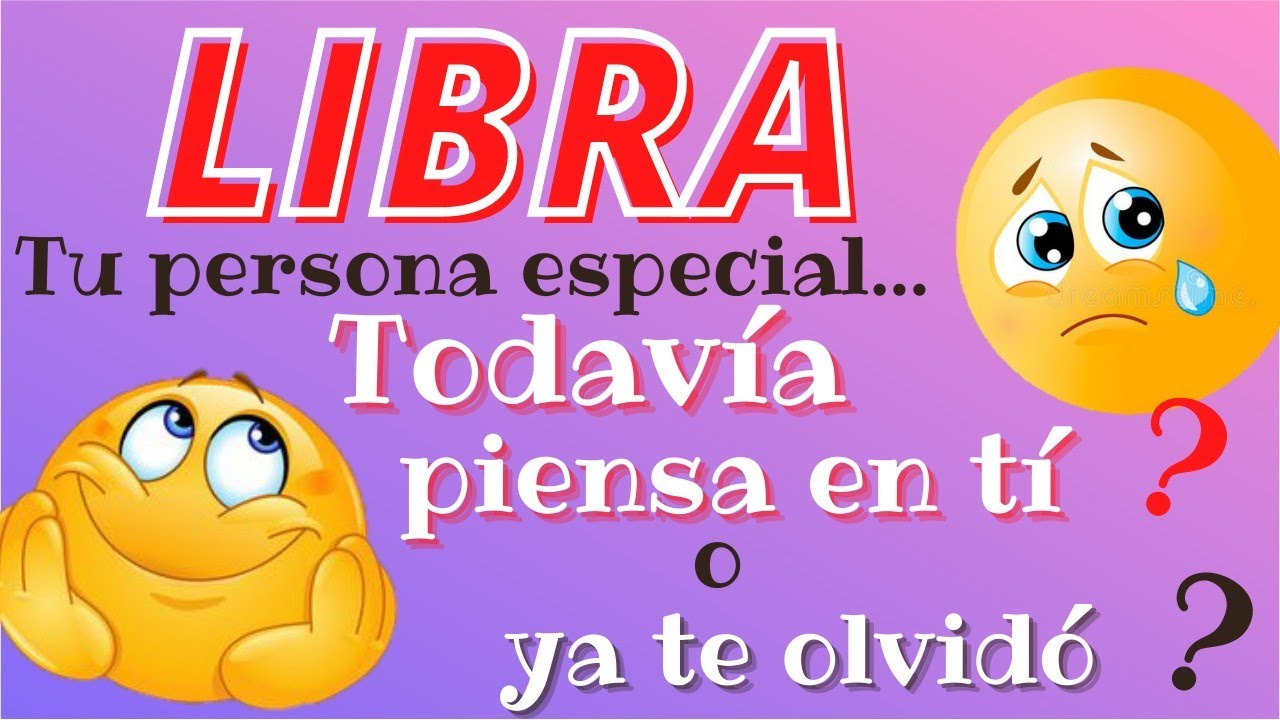 LIBRA ♎ AMOR ️ PIENSA EN TÍ o YA NO tarot interactivo hoy libra - YouTube