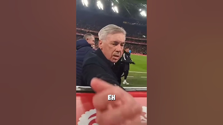 ¡Lo de Ancelotti es para aplaudir de pie! 👋👋