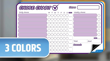 (*How it Works*) 3 Magnetic Chore Charts - for Multiple Kids