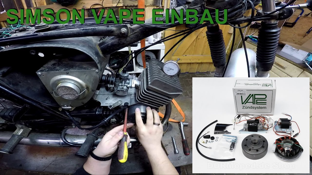vape einbauen s51 VAPE Einbau S51 N - Vape ohne Zündschloss - Simson Tutorial