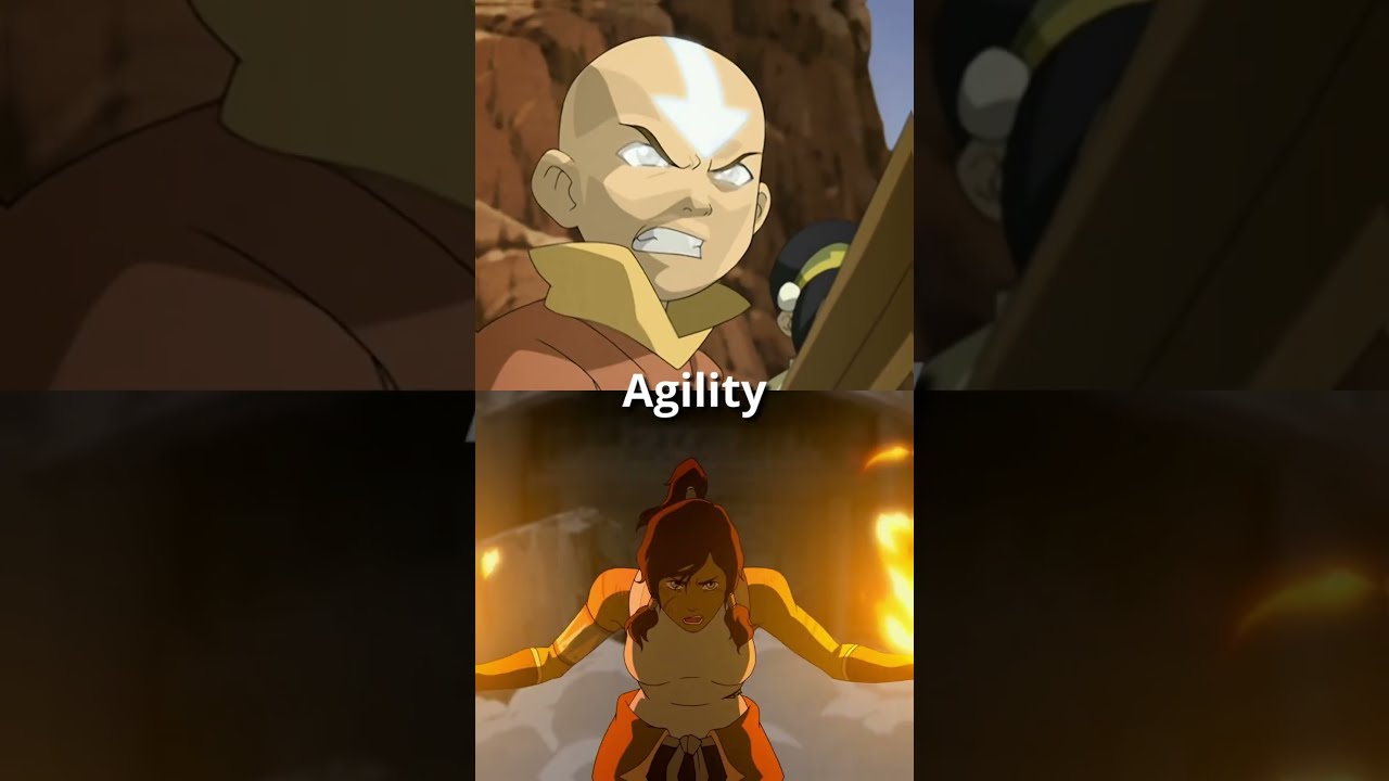 Aang Vs Korra No Avatar State 