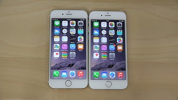 iPhone 6 iOS 8.2 Beta 5 vs. iPhone 6 iOS 8.1.3 - Speed Test Review