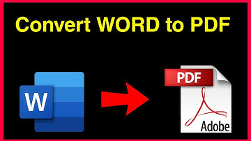 How To Convert Word To PDF in Laptop || How to Convert Word File into PDF