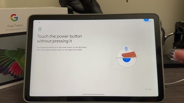 Google Pixel Tablet FingerPrint