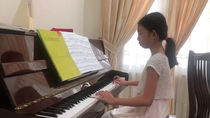 Heng E-Chia performs Burgmuller's Op. 100, No. 4 L...