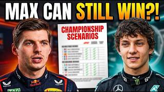 Details How Max Verstappen Can STILL Beat Kimi Antonelli — Every SCENARIO Explained Update