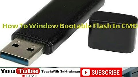 How To Create Window Bootable Flash USB In Pashto 9Day
