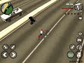 GTA San Andreas:the  what happened to the biker after his bike exploded