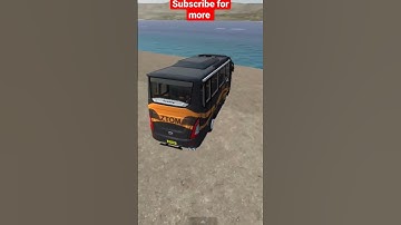 #shorts | Tourista Minibus Mod bussid | Going close to ocean | Android game | 3D game | bussid mod