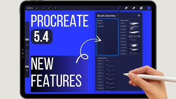Procreate 5.4 Update – Brush Library & New Features Explained