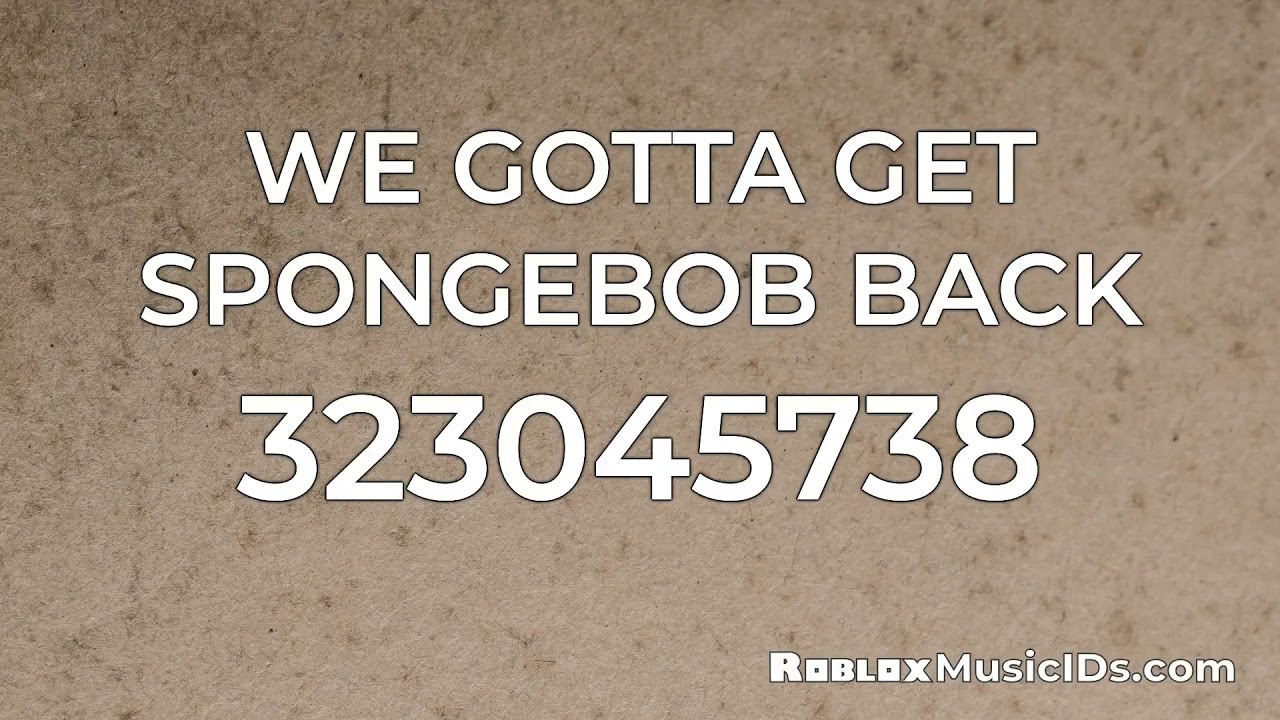 20 Popular Spongebob Roblox Music Codes/IDs (Working 2021) 