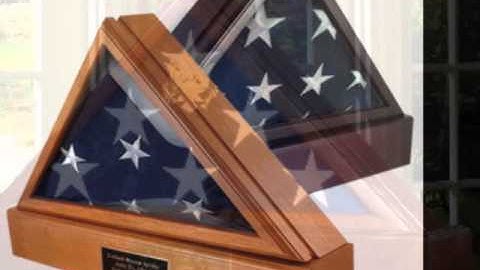 Flag display Cases