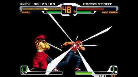 SNK vs Capcom Chaos (Arcade) Longplay Terry Bogard