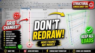 How Structural Engineers Revise ETABS Models Without Redrawing