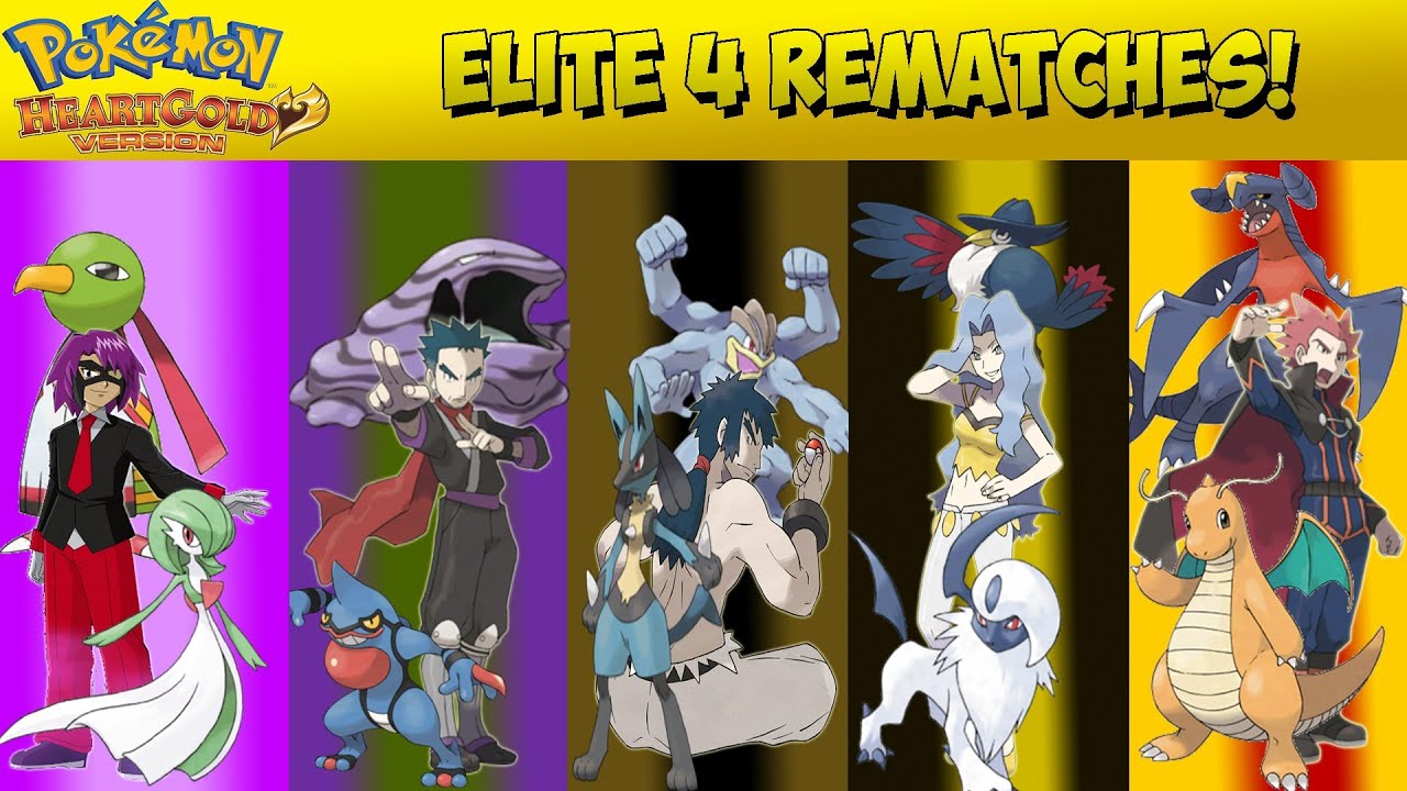 Let's Play Pokemon Heartgold Part 48 Elite 4 Rematches! Stealth Rock
