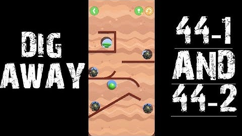 Dig This game|Level 44-1 and 44-2 walkthrough|Dig away Level 1 and 2