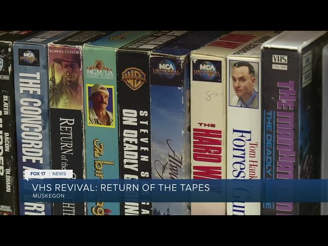 VHS tapes are back in vogue as everything old is new again