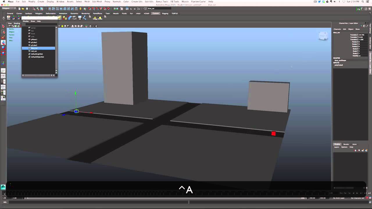 Maya - Intro to Animation: Animate Simple Traffic