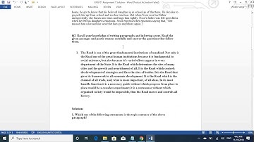 ENG101 Assignment Solution Fall 2019