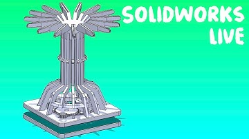 Engineering A Kinetic Sculpture in Solidworks - Design for 3D Printing - String Powered Sine Wave