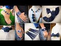 Fancy!!.. Jewelry Making From Old Jeans || Old Clothes Reuse Idea