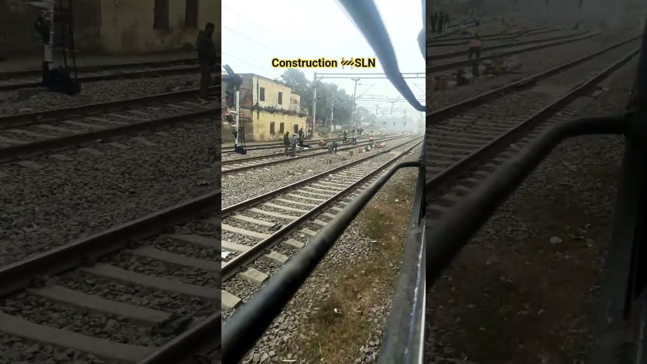 construction work in Indian railway 🚂