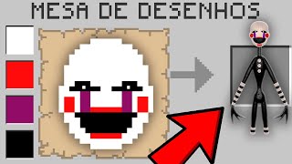 O QUE EU DESENHAR APARECE NO MINECRAFT 