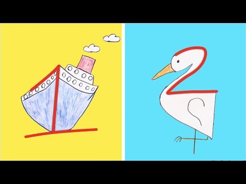 8 Ways To Learn How To Draw Drawing With Letters And Numbers Youtube