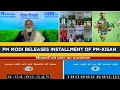 PM Modi releases installment of PM-KISAN