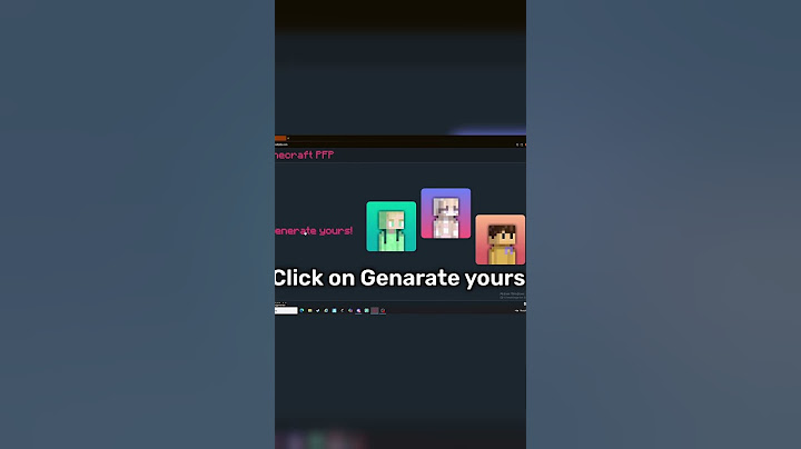 How To Make Your Own 2D Minecraft Profile Pic Fast! #minecraft #youtubeshorts #minecraftshorts