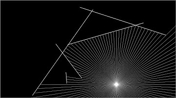 2D Ray Casting Made With Pure Python and Pygame